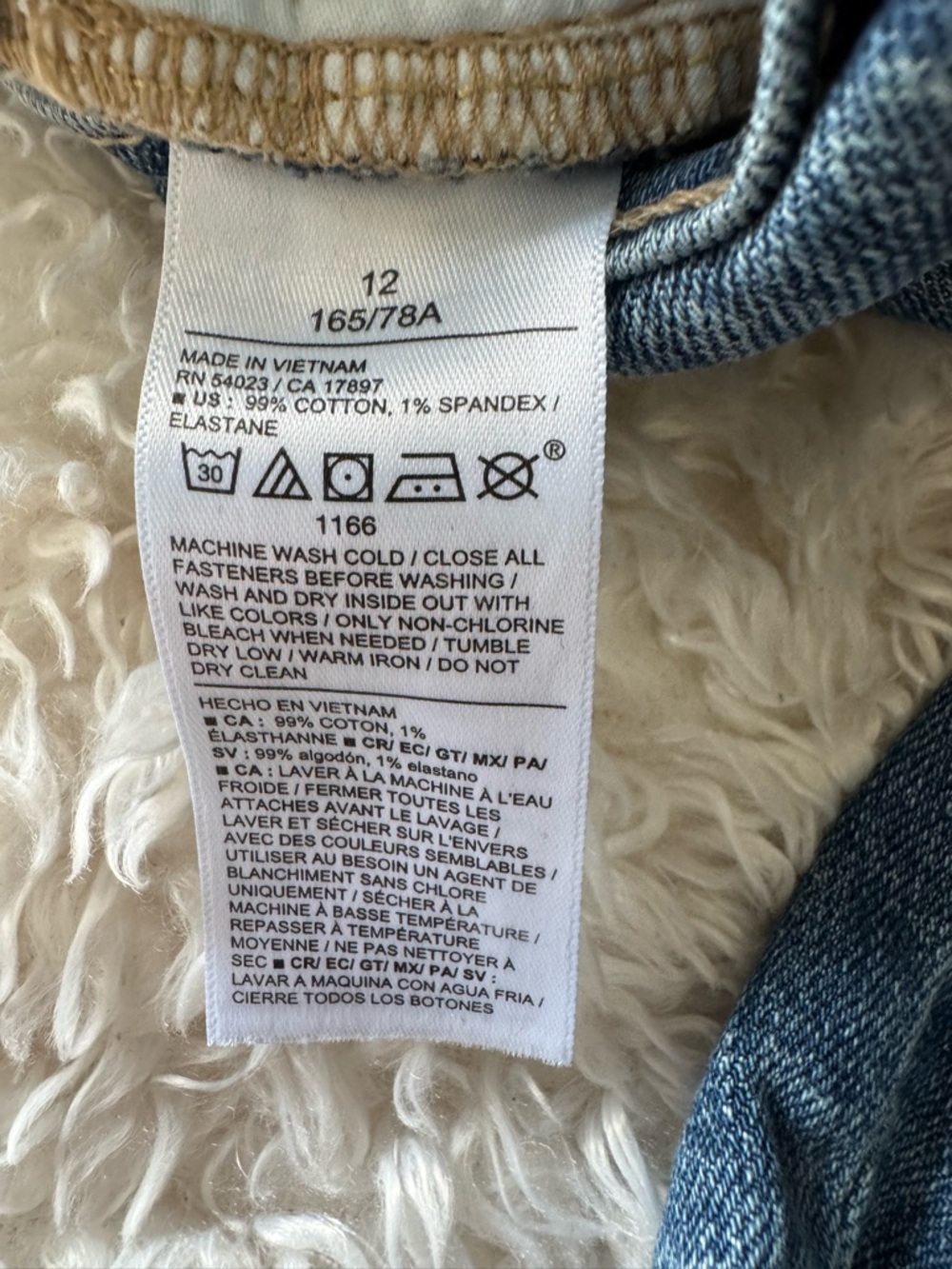 Old Navy High Rise Barrel Leg Jeans Womens Size 12 Med Wash Stretch - Picture 11 of 13